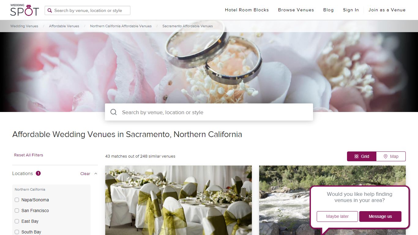 43 Affordable Sacramento Wedding Venues - Price 43 Venues